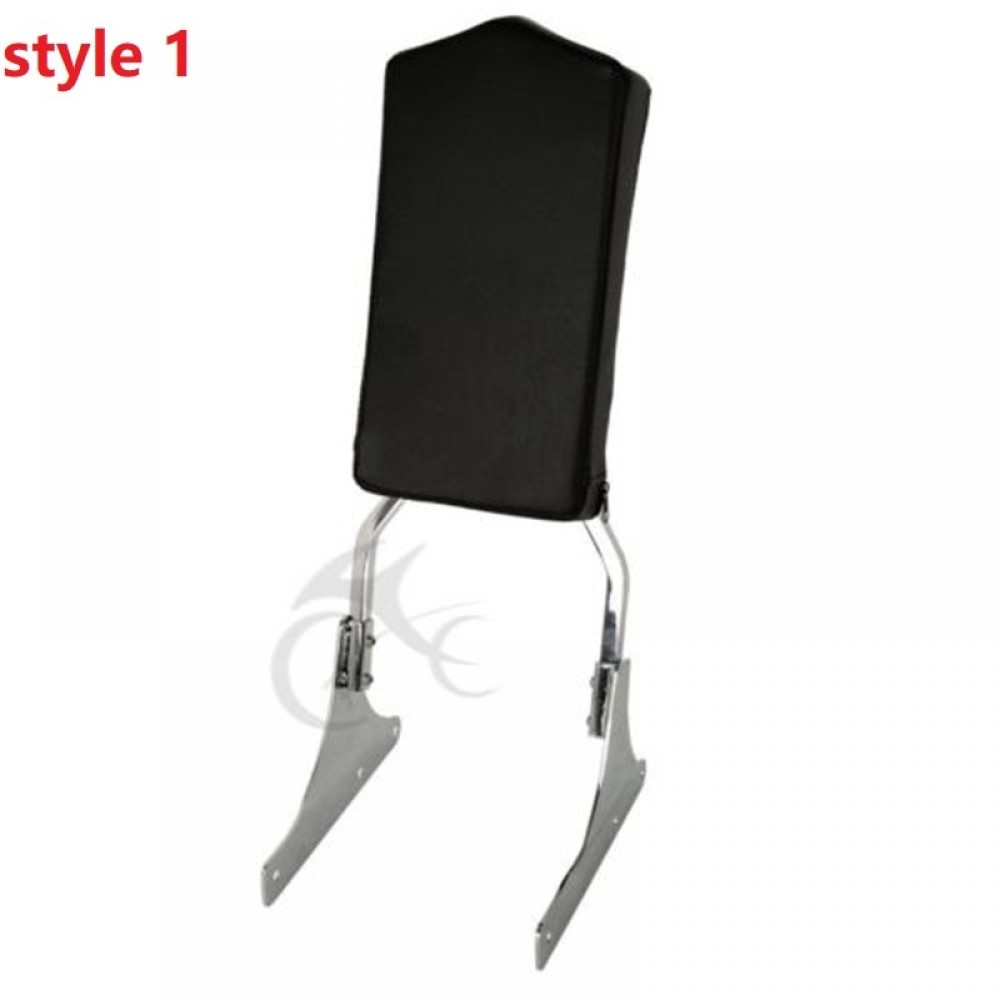 Chrome Backrest Sissy Bar for Harley Softail FLST FLSTC FLSTNSE FLSTSC 2006-2017 Fat Boy FXSTB 1984-2017 16 Motorcycle