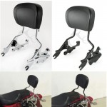 Motorcycle 4 Point Docking Hardware Backrest Sissy Bar For Harley Touring  Electra Road Street Glide FLHR FLHX FLHT FLHTCU 09-13