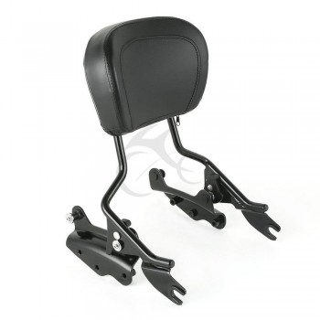 Motorcycle 4 Point Docking Hardware Backrest Sissy Bar For Harley Touring  Electra Road Street Glide FLHR FLHX FLHT FLHTCU 09-13