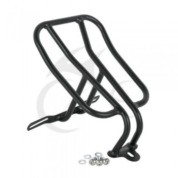 Black Fender Luggage Rack For Harley-Davidson Dyna Low Rider Street Bob  Super Glide EFI FXD 2007-2010