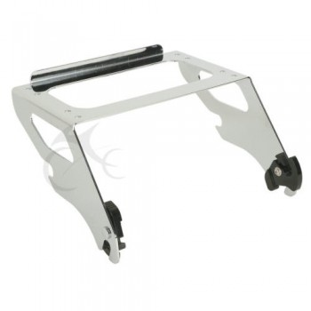 Chrome Detachable Tour Pak Mount Rack For Harley Touring Road King FLHT FLHX FLHR 97-08  Electra Road Glide FLHX 1997-2008 Black