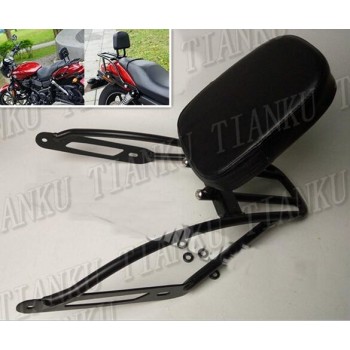 Motorcycle Backrest Sissy Bar Luggage Rack For Harley Davidson Street  500 750