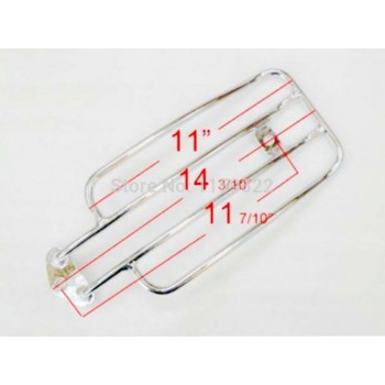 Chrome Motorcycle Solo Seat Luggage Rack Rear Fender Rack for Harley Davidson Sportster XL 883 1200 2004-2018 2017 2016 2015 Up