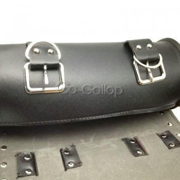 Motorycle PU Leather Tool Bag Saddlebag For Suzuki Kawasaki Yamaha Harley Honda VTX 1300 C R S RETRO Cruiser Chopper