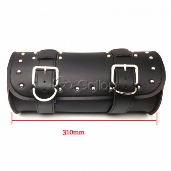 Motorycle PU Leather Tool Bag Saddlebag For Suzuki Kawasaki Yamaha Harley Honda VTX 1300 C R S RETRO Cruiser Chopper
