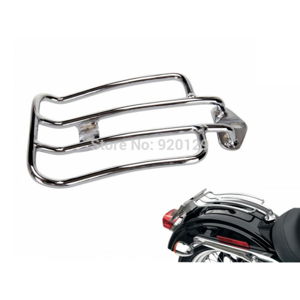 Motorcycle parts For Harley-Davidson Sportster XL883 1200 2004-2015 Solo Seat Luggage Rack Chrome