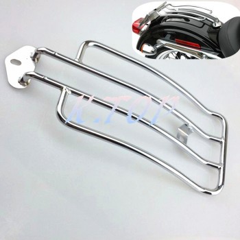 Motorcycle Raider Chrome Luggage Rack for Stock Solo Seat fit for Harley Sportster XL 1985-2003