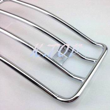 Motorcycle Raider Chrome Luggage Rack for Stock Solo Seat fit for Harley Sportster XL 1985-2003