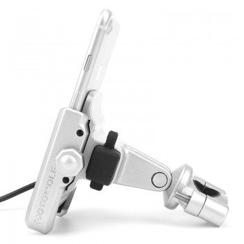 Motorcycle Bicycle Mobile Bracket Aluminum Alloy Charging Bicycle Mobile Bracket For Unisex