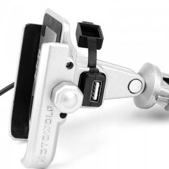 Motorcycle Bicycle Mobile Bracket Aluminum Alloy Charging Bicycle Mobile Bracket For Unisex