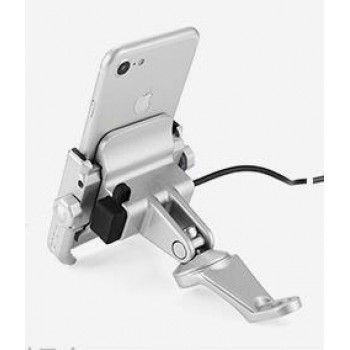 Motorcycle Bicycle Mobile Bracket Aluminum Alloy Charging Bicycle Mobile Bracket For Unisex