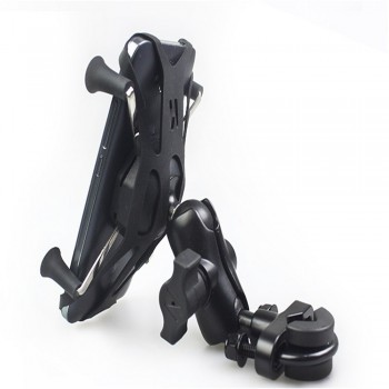 4-6.3inch Cell Phone Adjustable Mounts Holder With Motorcycle USB Cable Charger for GPS Phone for Motorcycle Bike Outdoor Sport