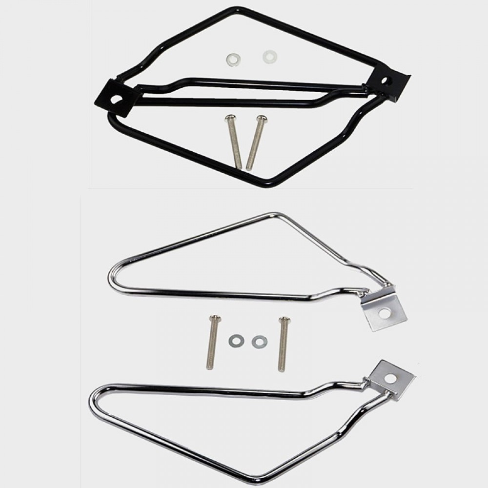 Kumeed 2pcs Motorcycle Saddlebags Brackets Support for Harley Davidson Xl883/1200 Hd1450/1584