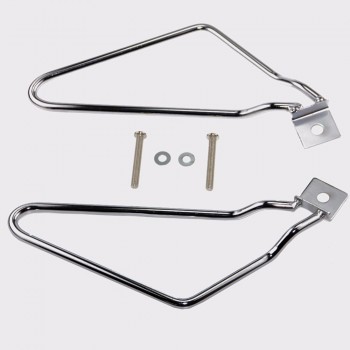 Kumeed 2pcs Motorcycle Saddlebags Brackets Support for Harley Davidson Xl883/1200 Hd1450/1584