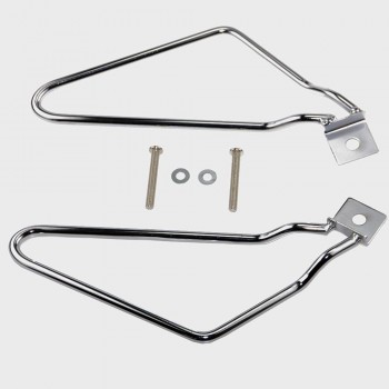 Kumeed 2pcs Motorcycle Saddlebags Brackets Support for Harley Davidson Xl883/1200 Hd1450/1584