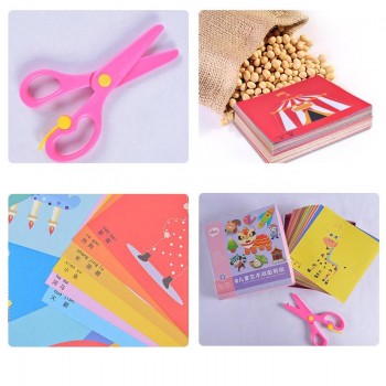 120 PCS Cartoon Paper Folding Cutting Knutselen Kinderen Art Craft DIY Educational Toys For Children Jouet Enfant Kindergarten