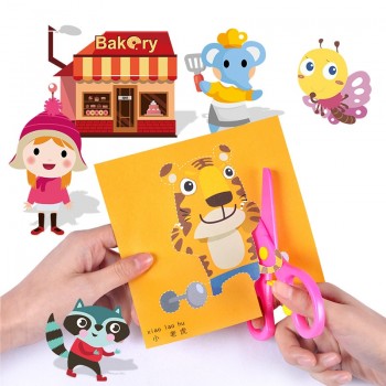 120 PCS Cartoon Paper Folding Cutting Knutselen Kinderen Art Craft DIY Educational Toys For Children Jouet Enfant Kindergarten