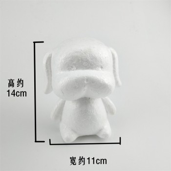 2019 DIY Craft Toy White Foam Bear Rabbit Dog Polystyrene Styrofoam Modelling Rose Bear Embryo Foam Core Valentines Day Present