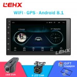 7Car Android8.1 Car Radio Stereo GPS Navigation Bluetooth USB 2 Din Touch Car Multimedia Player Audio Player Autoradio Rated