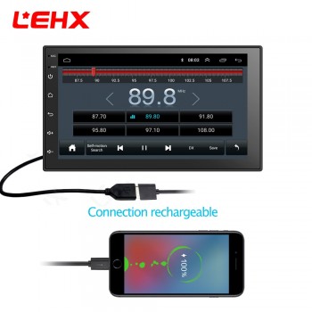 7Car Android8.1 Car Radio Stereo GPS Navigation Bluetooth USB 2 Din Touch Car Multimedia Player Audio Player Autoradio Rated