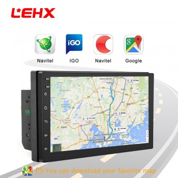 7Car Android8.1 Car Radio Stereo GPS Navigation Bluetooth USB 2 Din Touch Car Multimedia Player Audio Player Autoradio Rated