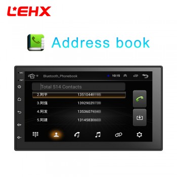 7Car Android8.1 Car Radio Stereo GPS Navigation Bluetooth USB 2 Din Touch Car Multimedia Player Audio Player Autoradio Rated