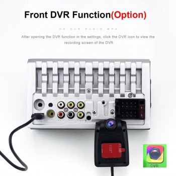 2 Din Central Multimidia Car Multimedia DVR Front Rear Camera 2Din 7 Touch Screen Bluetooth Radio Music Movie Player Autoradio