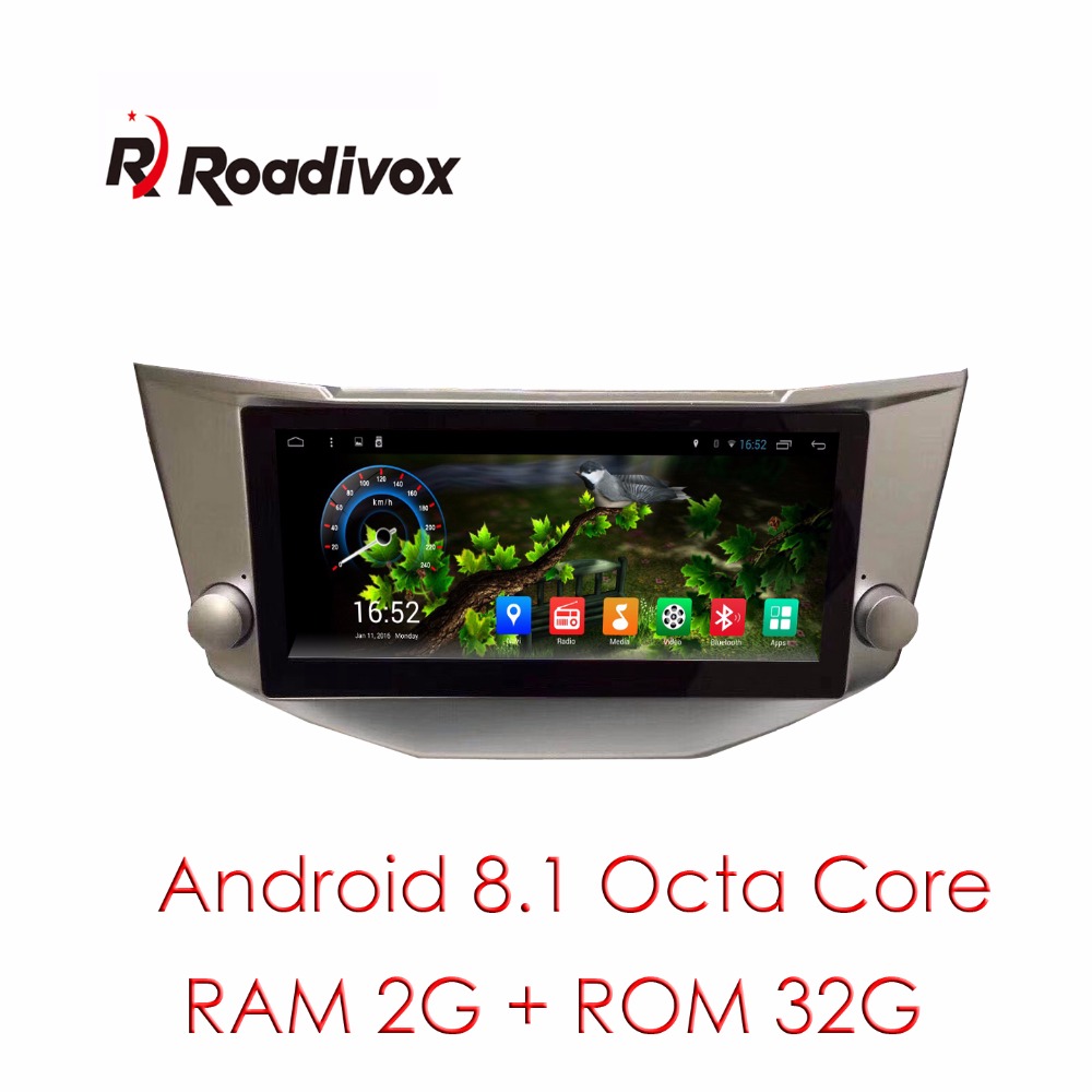 Android 8.1 RAM 2G ROM 32G Car Radio For Toyota Harrier for Lexus RX300 RX330 RX350 RX400H Car dvd multimedia gps navi head unit
