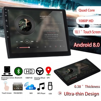 Car Stereo 2 din Car Multimedia MP5 Player 2G+32G 10.1 for Android 8.0 bluetooth WIFI GPS Nav Quad Core Radio Video Audio