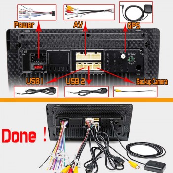 Car Stereo 2 din Car Multimedia MP5 Player 2G+32G 10.1 for Android 8.0 bluetooth WIFI GPS Nav Quad Core Radio Video Audio