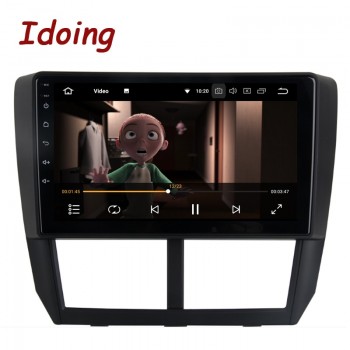 Idoing 1Din 9Car Radio GPS Multimedia Player Android 8.0 For Subaru Forester 2008-2012 4G+64G Octa Core Navigation Fast Boot
