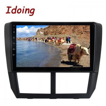 Idoing 1Din 9Car Radio GPS Multimedia Player Android 8.0 For Subaru Forester 2008-2012 4G+64G Octa Core Navigation Fast Boot