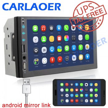 2 Din Car radio 7 HD Player 2Din Touch Screen Car Video Multimedia Players Audio Stereo Mirror Link for carplay Android phone