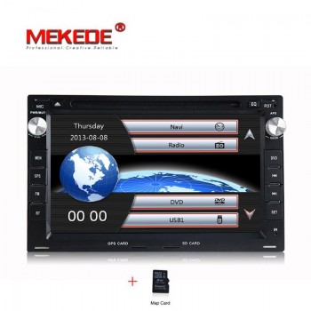 In stock 2DIN Car GPS Navi for VW Volkswagen PASSAT Golf 4 T4 Passat B5 Sharan CHICO dvd palyer radio aduio BT RDS free MIC Map