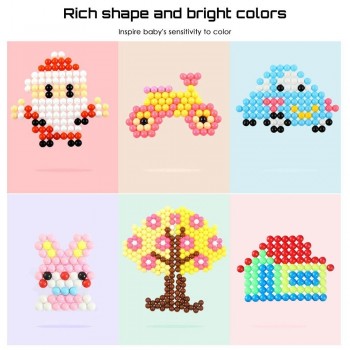 33 Colors 11400pcs Water Sticky Beads Toy Magic Handmade DIY Bead Paper Accessories Puzzle Toys for Kids Children Gift