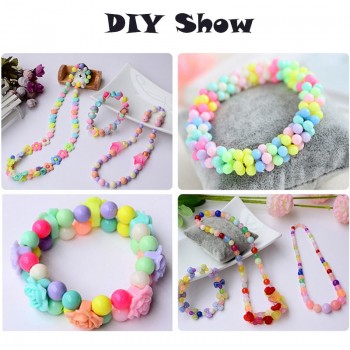 500-580Pcs with Box amp; Tool  Diy Hands-on Ability Child Beads Toys Educational Toy Gifts for Girls