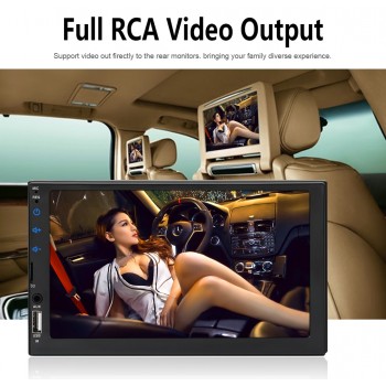 Private subwoofer 7703UM Car Radio HD 7 Touch Screen Stereo 2 Din Bluetooth FM SD USB Aux Input mirror link Android Mp5 Player