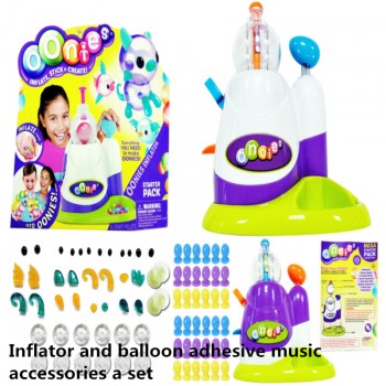 Dropshipping High quality magic adhesive music wave oonies children DIY handmade creative sticky ball fun bubble inflator toys