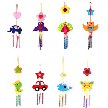 Kids Child DIY Wind Chimes Aeolian Bells Educational Puzzle Toys Craft Kits Random Delivery