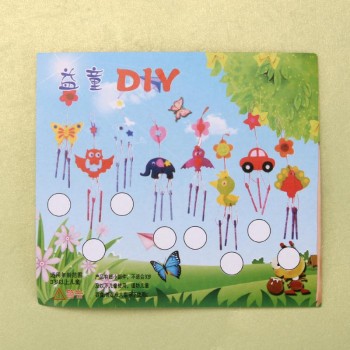 Kids Child DIY Wind Chimes Aeolian Bells Educational Puzzle Toys Craft Kits Random Delivery