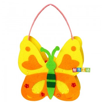 DIY Traning Toy Children Mini Bags Non-woven Cloth Colorful Handmade Bag Cartoon Animal Children Handbags Children Sewing Toy