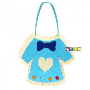 DIY Traning Toy Children Mini Bags Non-woven Cloth Colorful Handmade Bag Cartoon Animal Children Handbags Children Sewing Toy