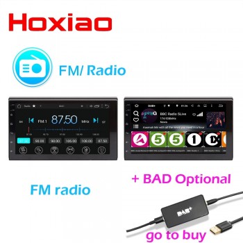7 Android Car Radio Stereo GPS Navigation Bluetooth USB +DAB 2 Din Touch Car Multimedia Player Audio Player Autoradio 2DIN
