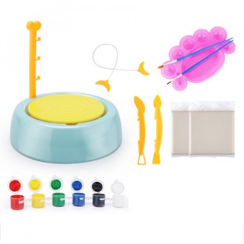 Mini DIY Handmake Ceramic Pottery Machine Kids Craft Toys For Boys Girls Pottery Wheels Arts And Crafts Child Toy Best Gift