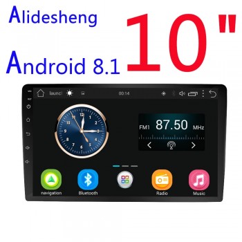 2.5D 10 HD Android 8.1 Car DVD Multimedia player Car Stereo Bluetooth WIFI GPS navigation Radio Audio Video Player