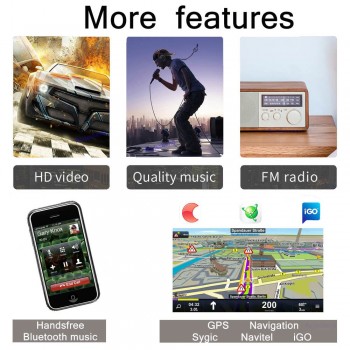 Android 8.1 System 16g Memory Touch Screen 7 Inch HD Car Bluetooth Player Button 2 DIN Universal Car radio GPS Navigation WIFI