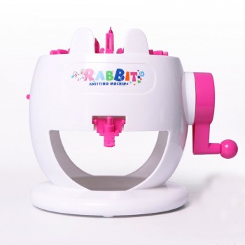 Mini Hand Knitting Machine Weaving Loom Kids Craft Toy Girls DIY Creative Handmade Scarf Hat Arts And Crafts Toys For Children