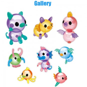 Innovative Handmade Sticky Ball Children Educational Toys DIY Creative Viscose Balloon English Version Puzzle Toy Kid Funny Gift