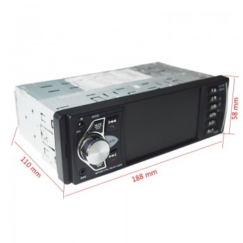 Car Radio Auto Audio Stereo 4.1 inch 1 Din FM Bluetooth 12v Support Rear View Camera USB FM MP4 MP5 USB SD TF autoradio 4022D
