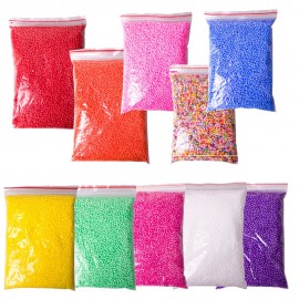 Foam Balls for DIY Slime, Easter Day Gifts 10 Packs Decorative Slime Beads For Arts Crafts, Homemade Slime for Student Children